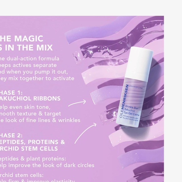 🌸 New Ole Henriksen Wrinkle Blur Bakuchiol Eye Gel Crème - Picture 4 of 5